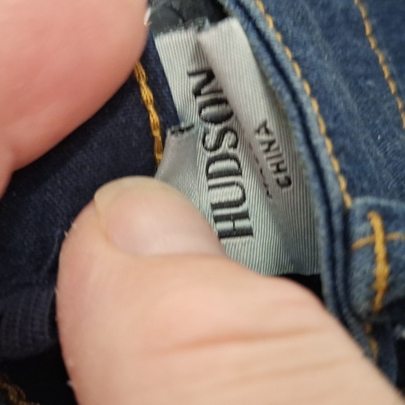 Hudson Girls Kids Skinny Back Flap Pocket Girls Sz 10 Jeans NWT - Picture 6 of 8